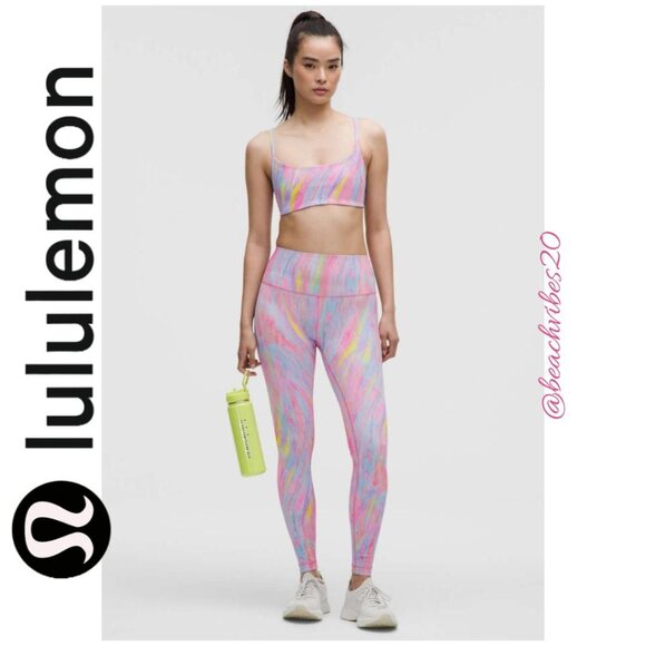 LULULEMON ATHLETICA Wunder Train High-Rise Tight 28" Prism Marble Multi LL-229 - Picture 1 of 14